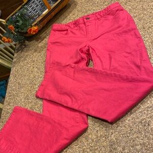 Chaps Pink Madden Straight Jeans Pants Size 6